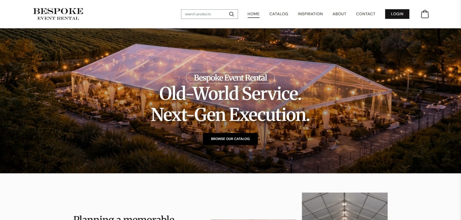 Bespoke Event Rental